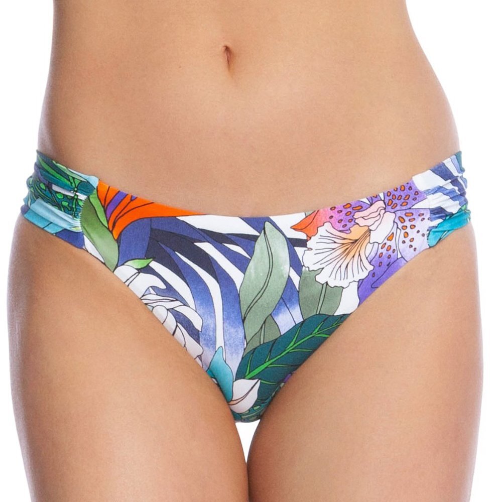 NWT Trina Turk Amazonia Shirred Side Hipster Bikini Bottom